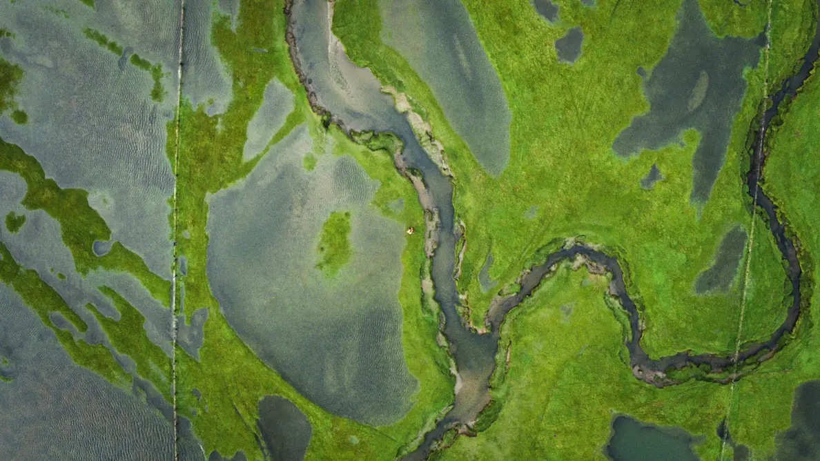 نمای هوایی از بریتانیا