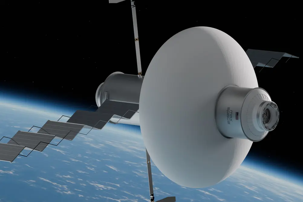 تصویری از ایستگاه فضایی Thunderbird.